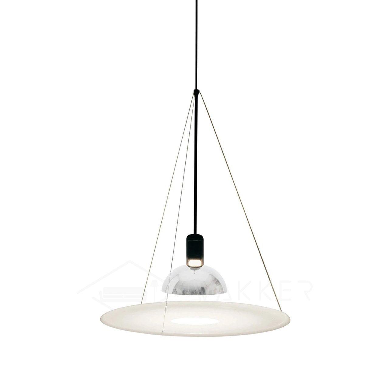 Vero Flying Saucer Pendant Light-Neutral Decor