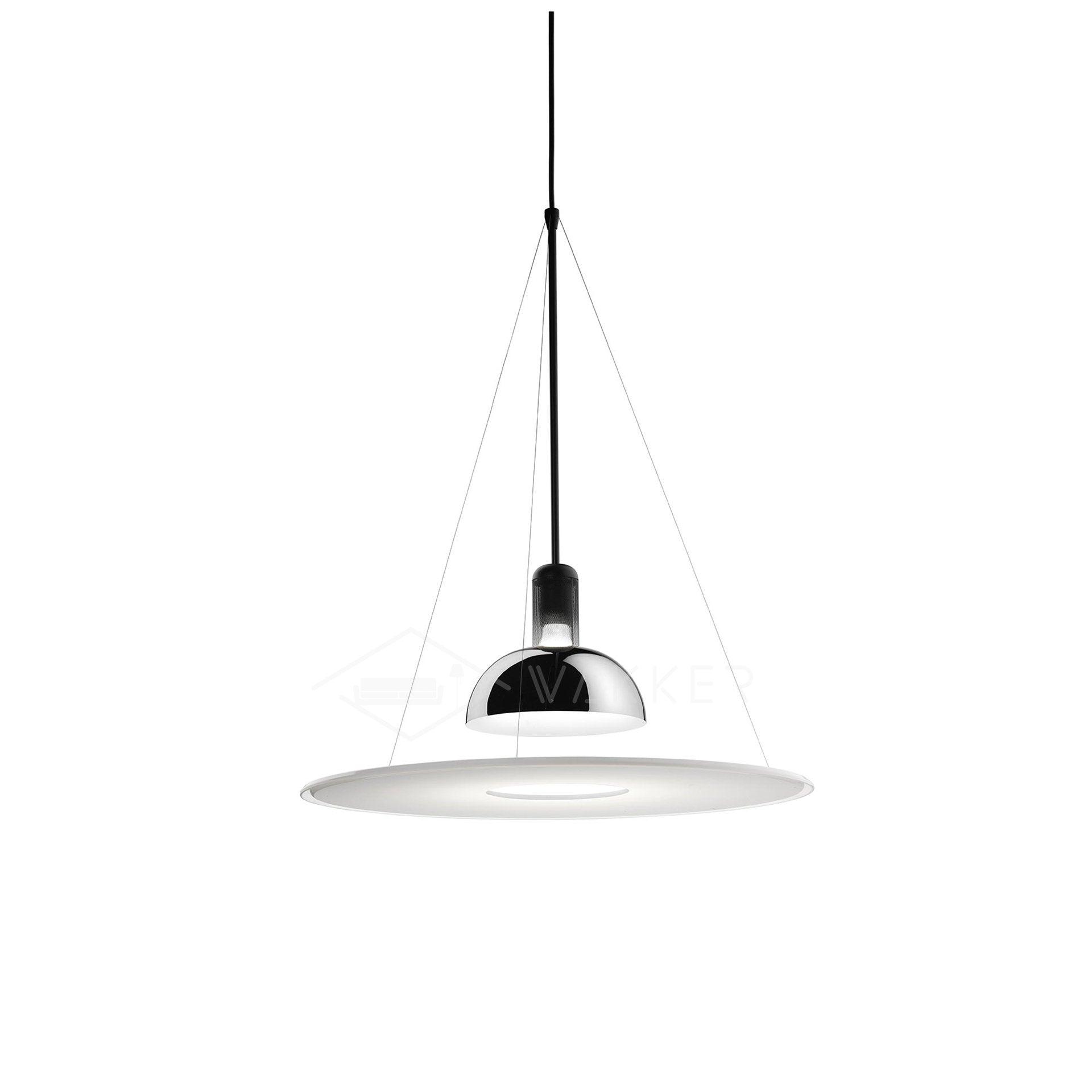 Vero Flying Saucer Pendant Light-Neutral Decor