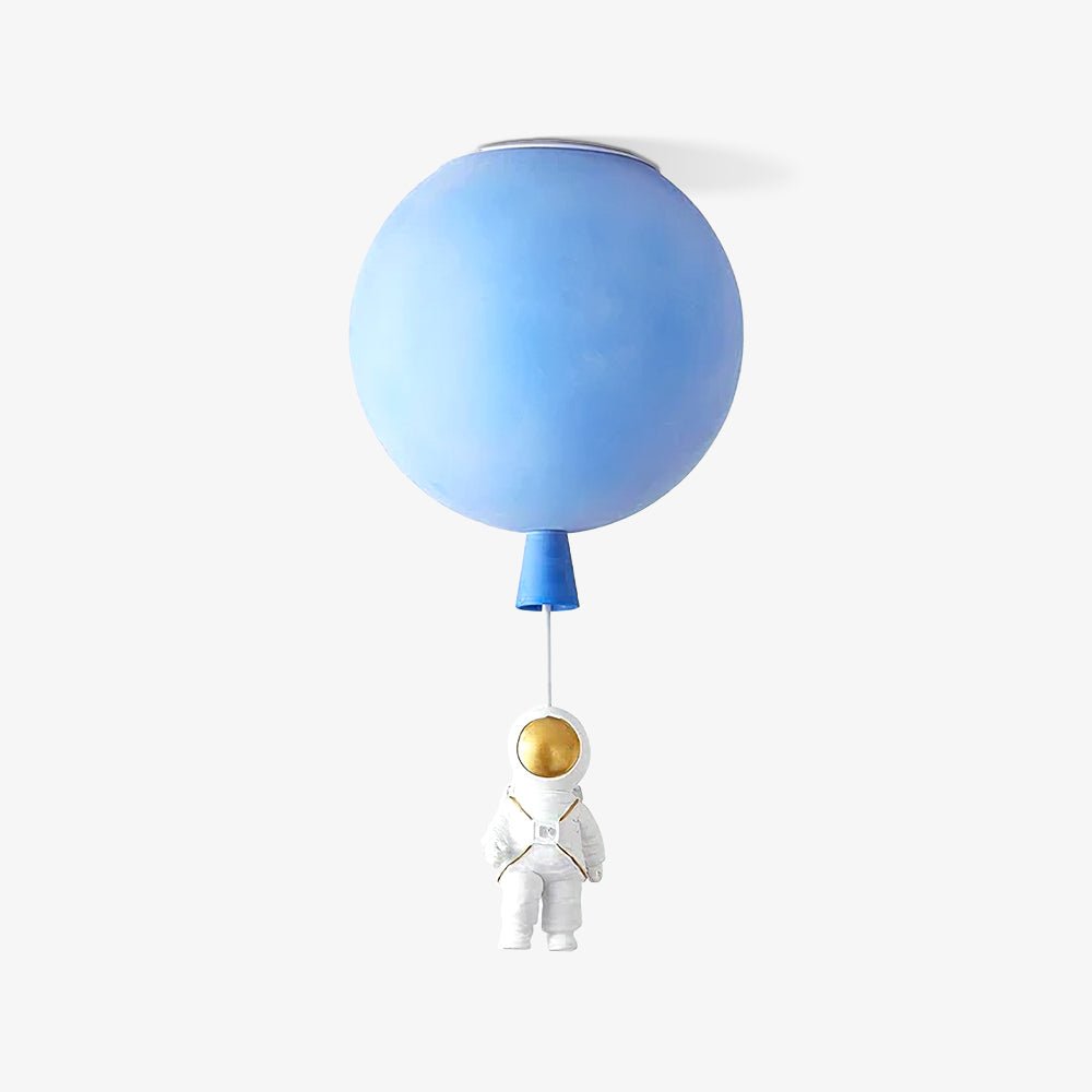 Glowen Ceiling Light Acrylic Balloon Astronaut Playful Kids Room-Neutral Decor