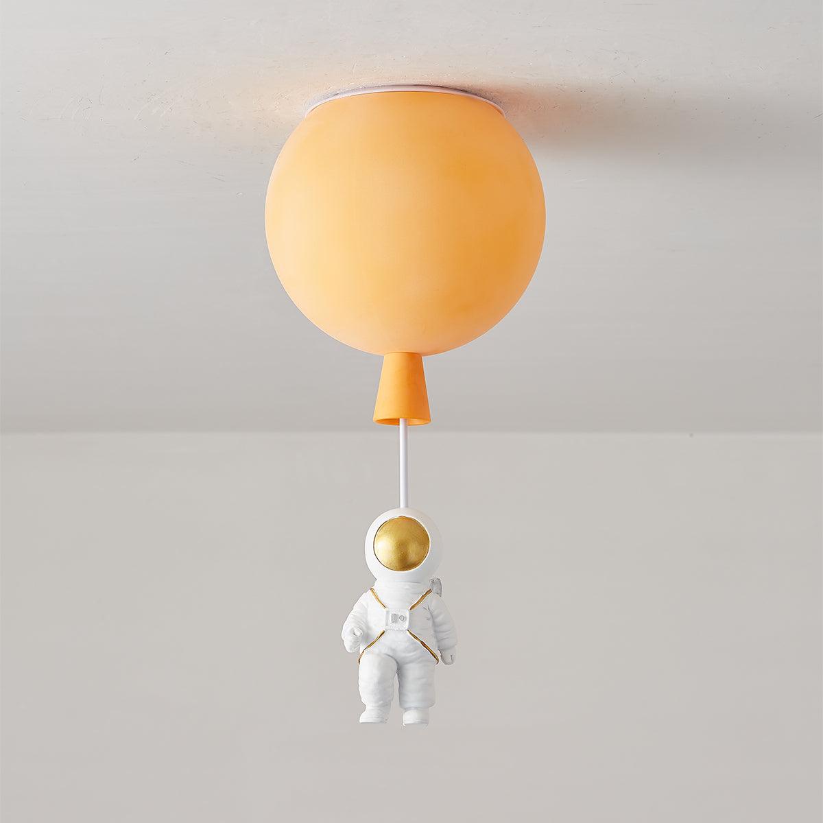 Glowen Ceiling Light Acrylic Balloon Astronaut Playful Kids Room-Neutral Decor