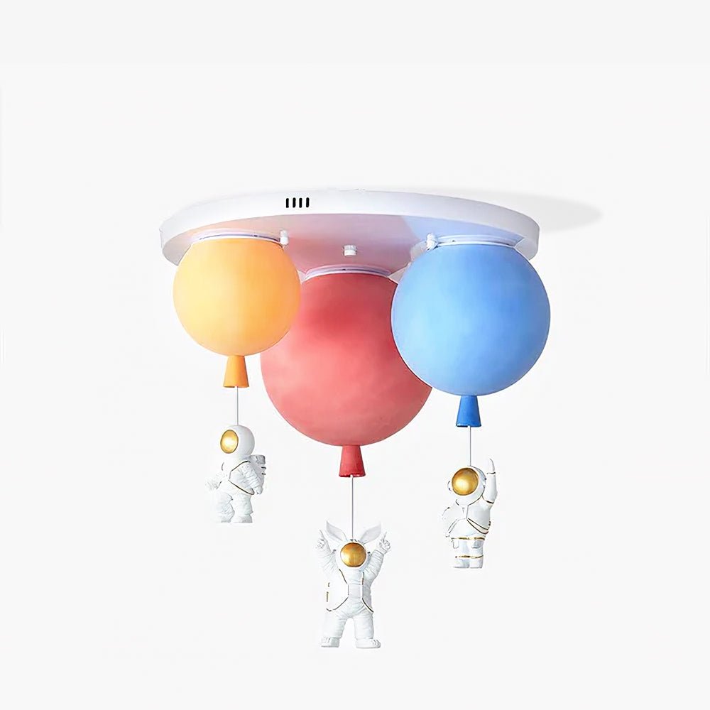 Gorvin Frosted Balloon Combination Ceiling Lamp-Neutral Decor