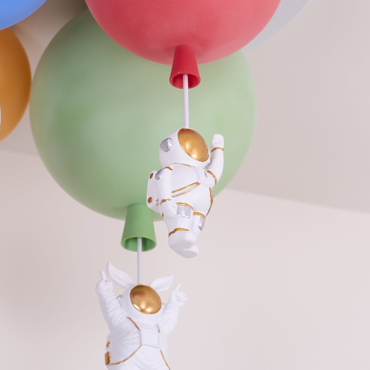 Gorvin Frosted Balloon Combination Ceiling Lamp-Neutral Decor