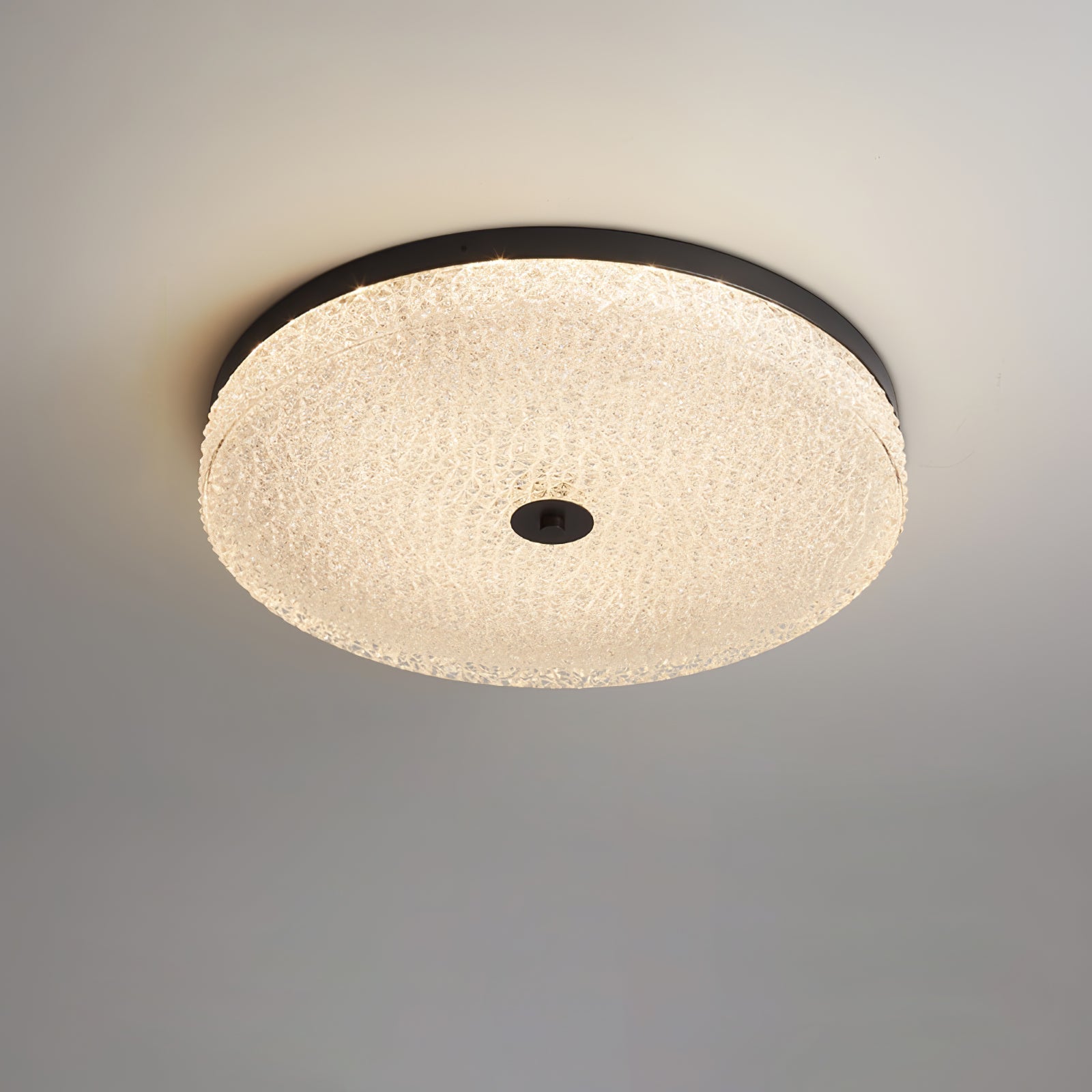 Locor Ceiling Lamp Frosted Glass Textured Minimalist Elegant-Neutral Decor