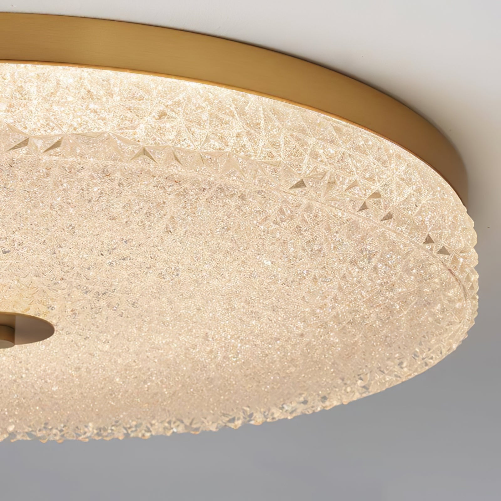 Locor Ceiling Lamp Frosted Glass Textured Minimalist Elegant-Neutral Decor