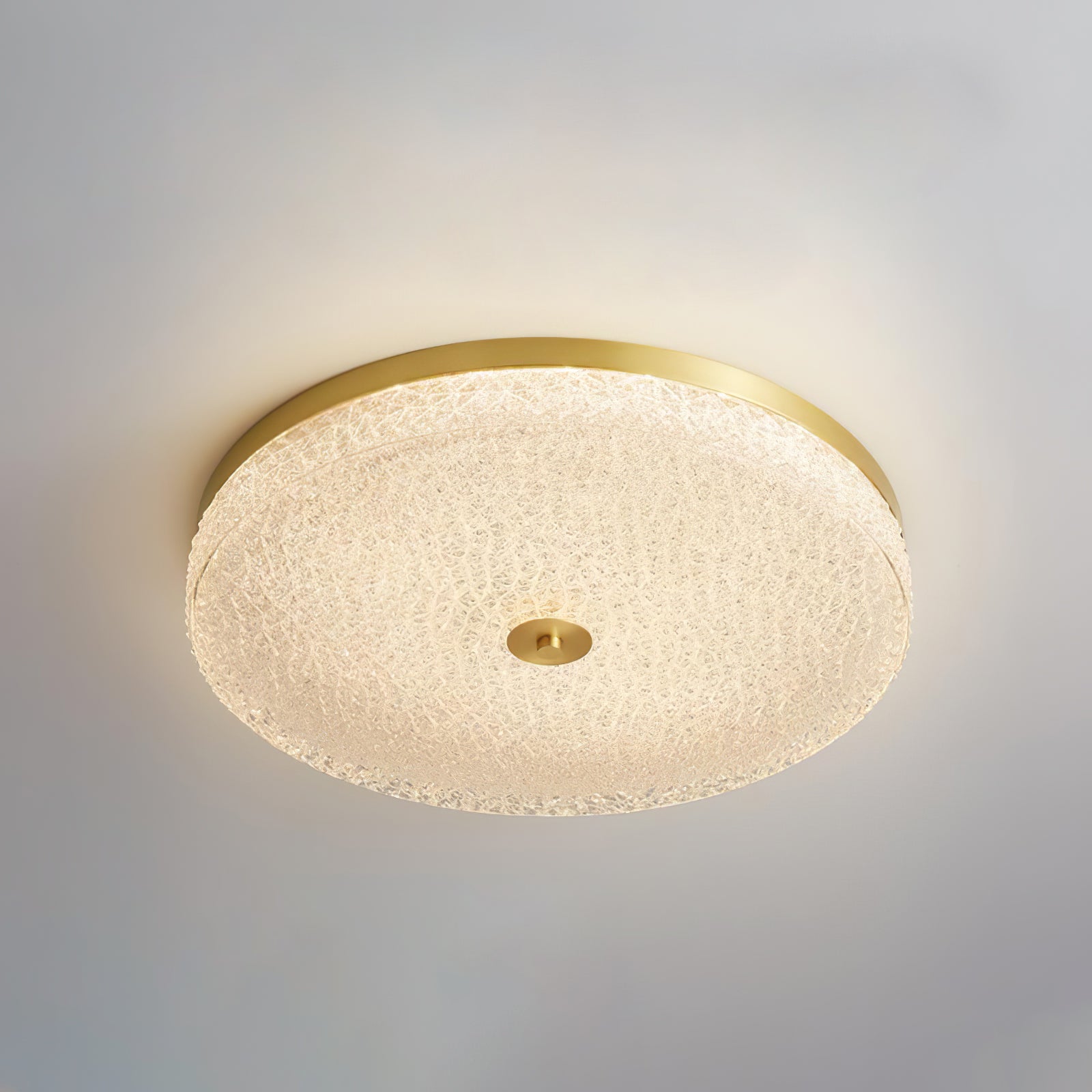 Locor Ceiling Lamp Frosted Glass Textured Minimalist Elegant-Neutral Decor