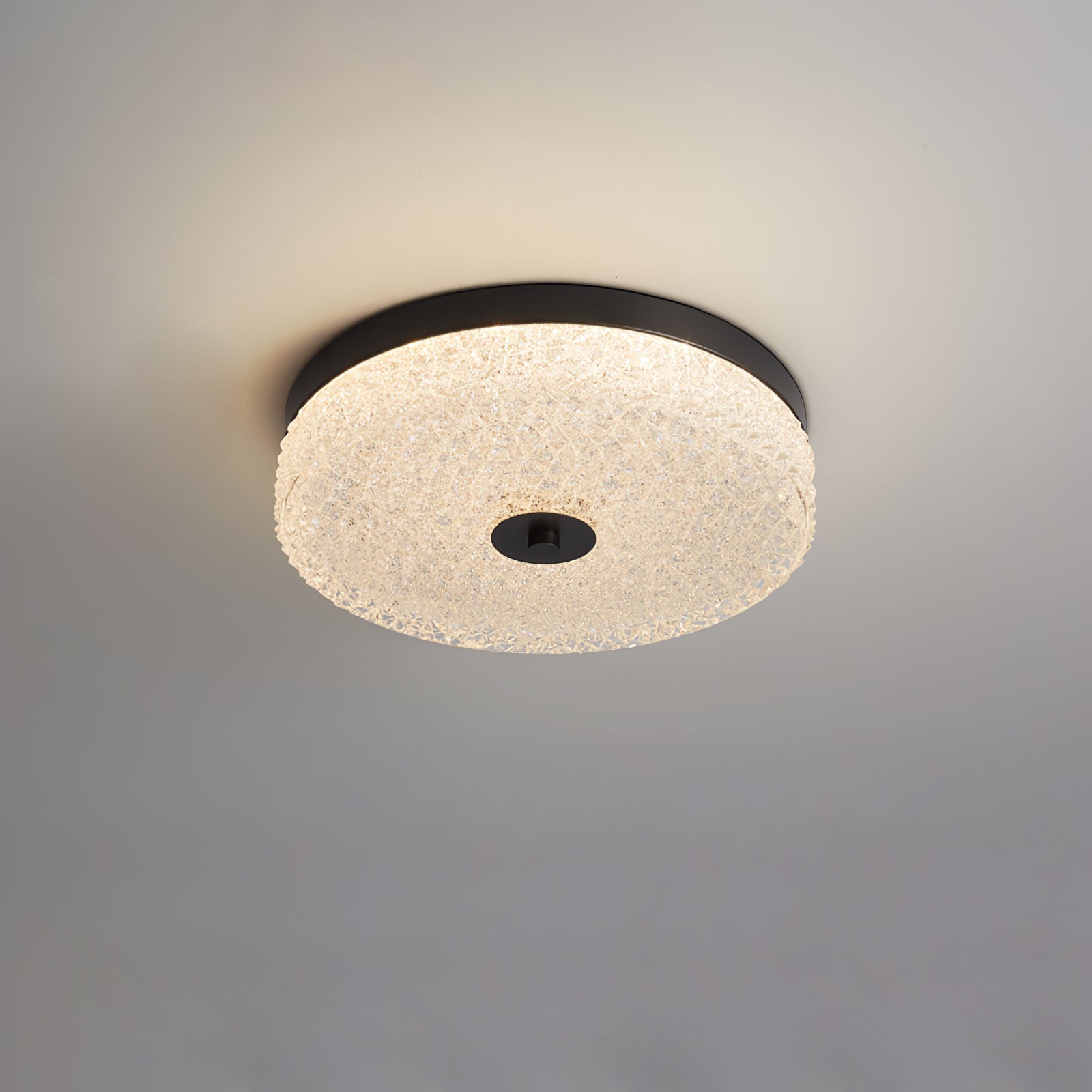 Locor Ceiling Lamp Frosted Glass Textured Minimalist Elegant-Neutral Decor