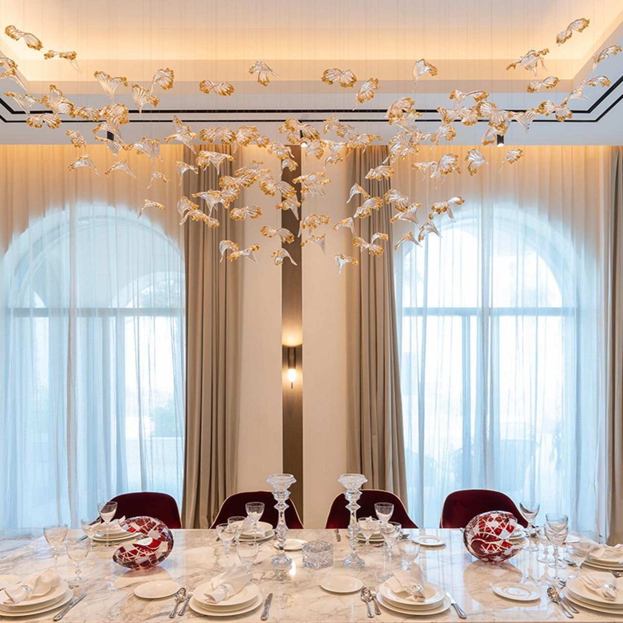 Citalora Crystal Cluster Pendant Light Chandelier-Neutral Decor