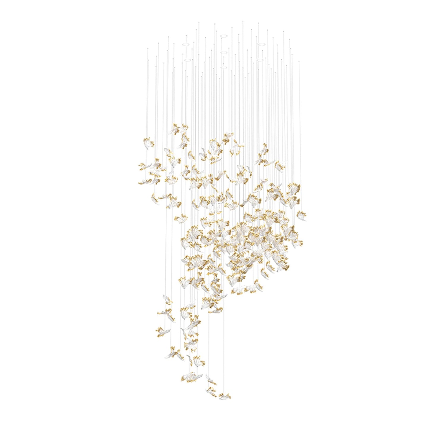 Citalora Crystal Cluster Pendant Light Chandelier-Neutral Decor