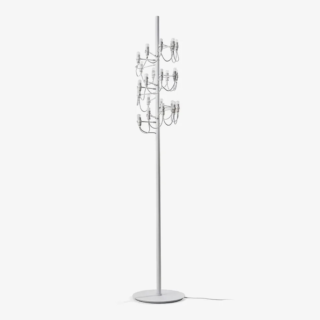 Olliryra Sculptural Steel Floor Lamp-Neutral Decor