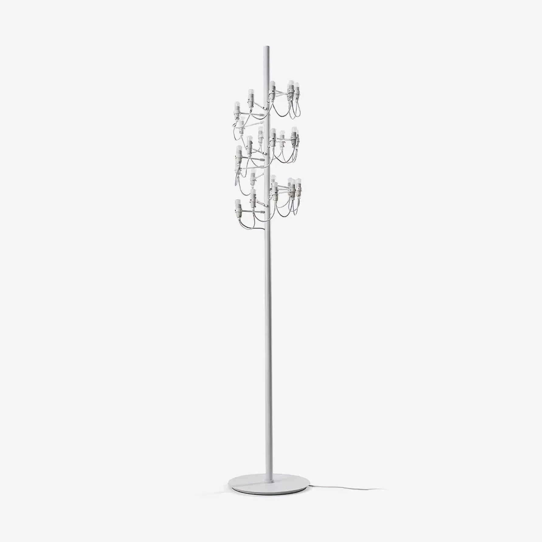 Olliryra Sculptural Steel Floor Lamp-Neutral Decor