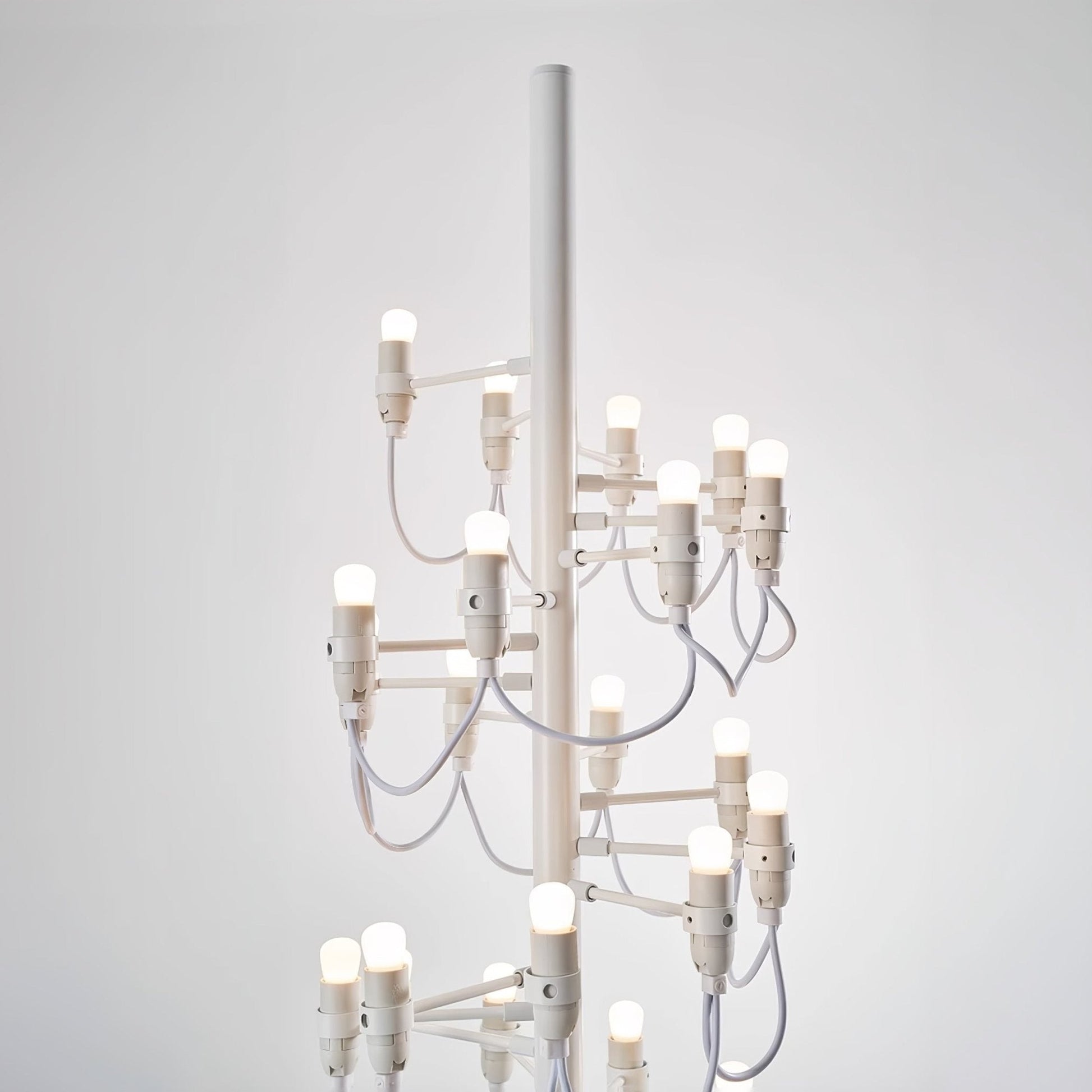 Olliryra Sculptural Steel Floor Lamp-Neutral Decor