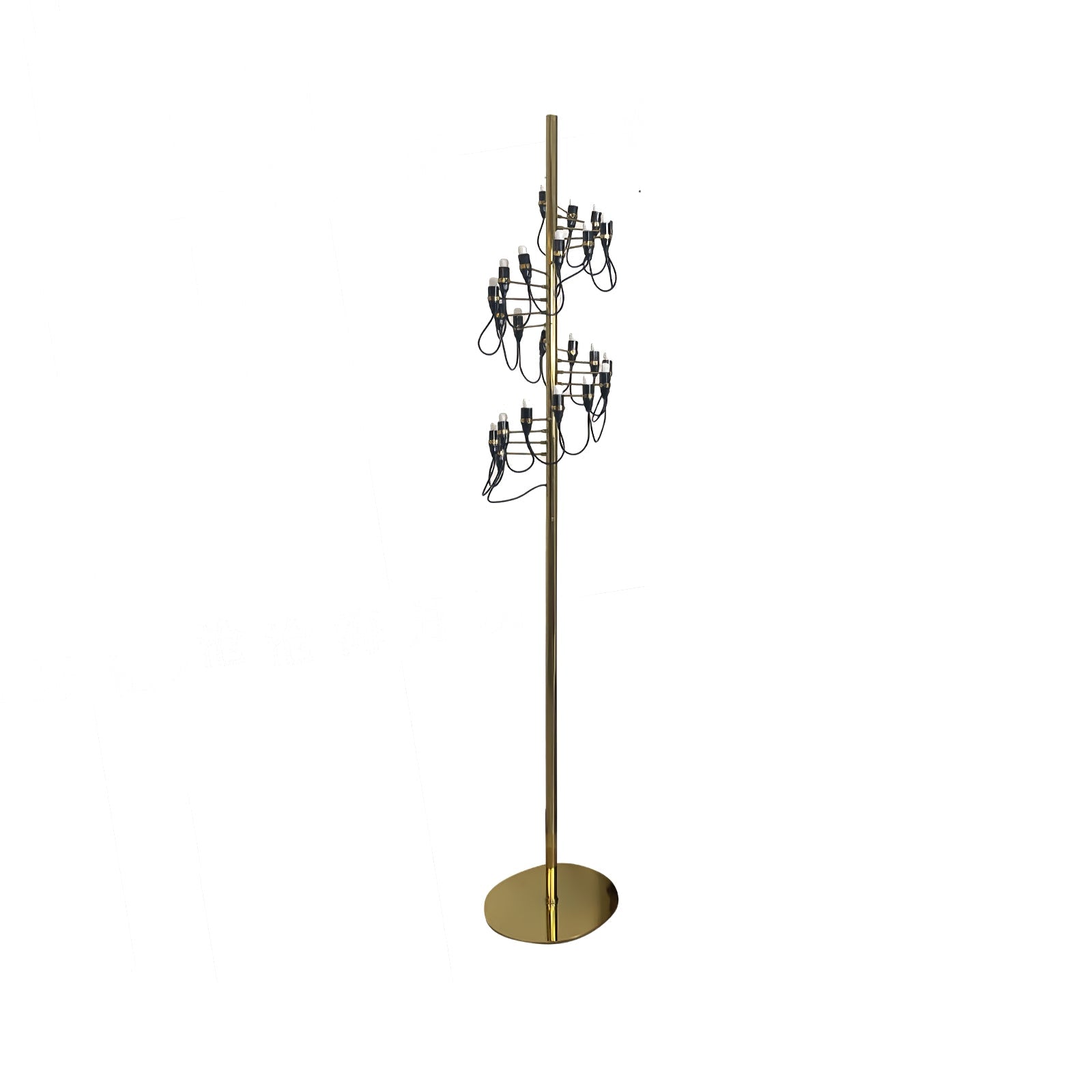 Olliryra Sculptural Steel Floor Lamp-Neutral Decor