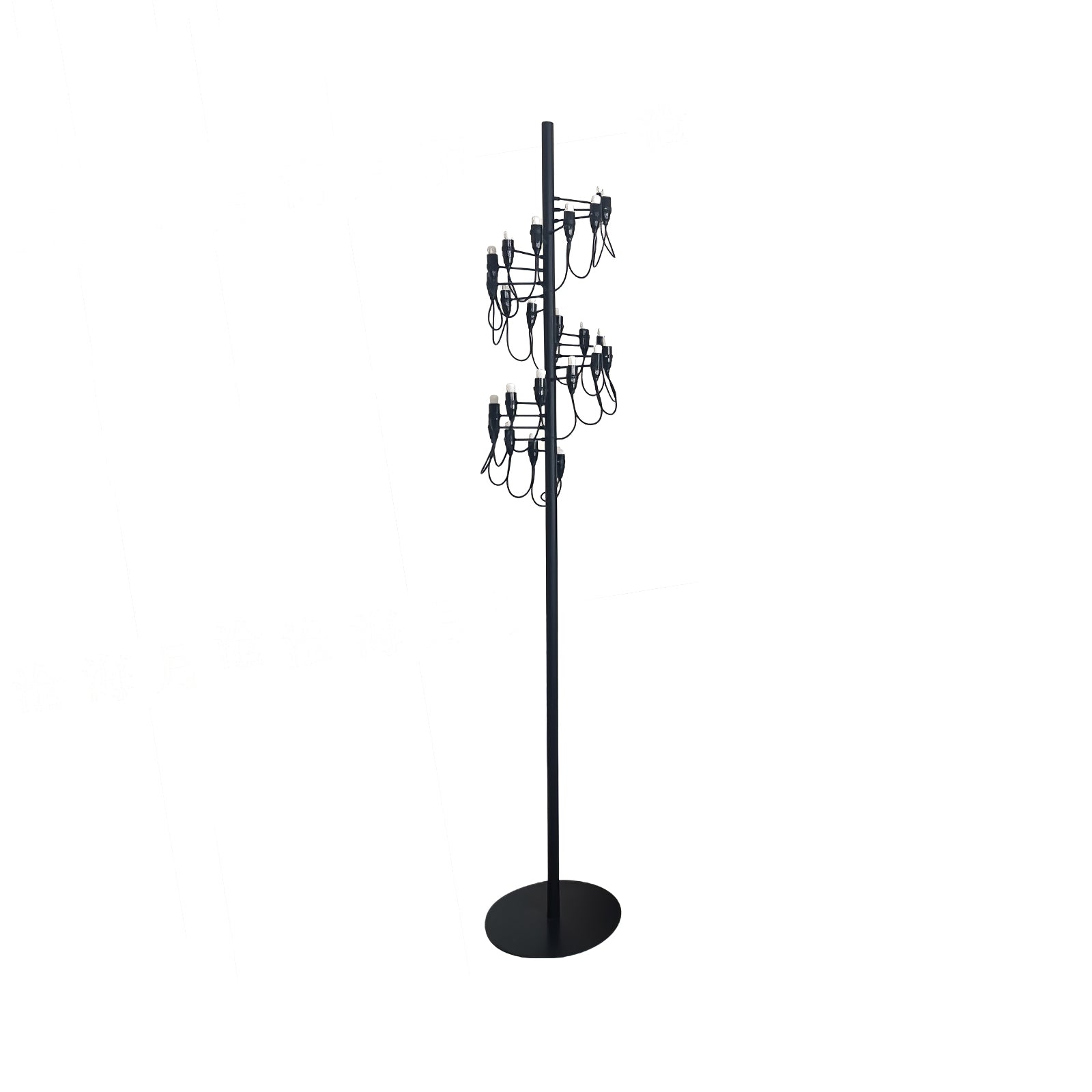 Olliryra Sculptural Steel Floor Lamp-Neutral Decor