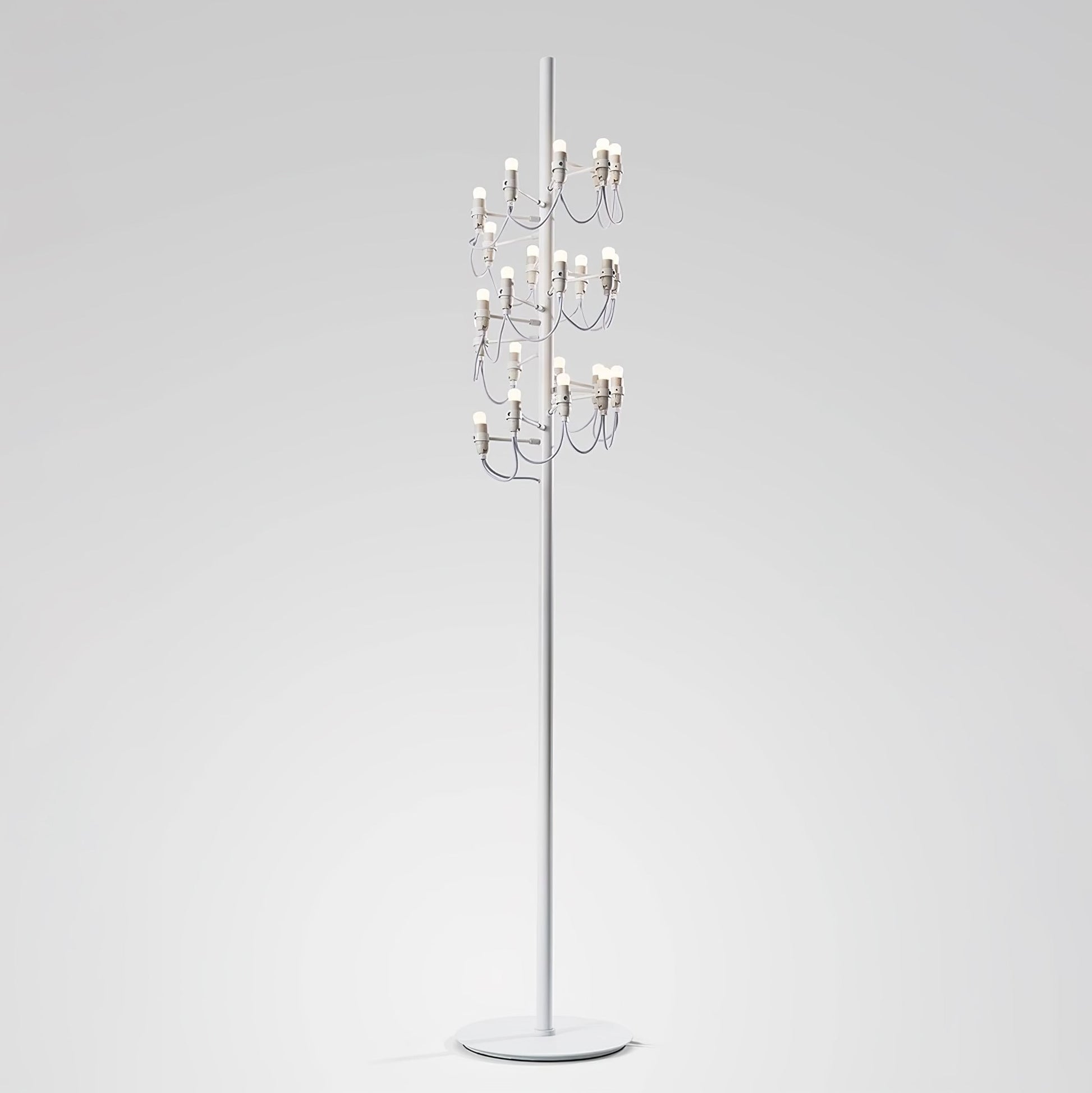 Olliryra Sculptural Steel Floor Lamp-Neutral Decor