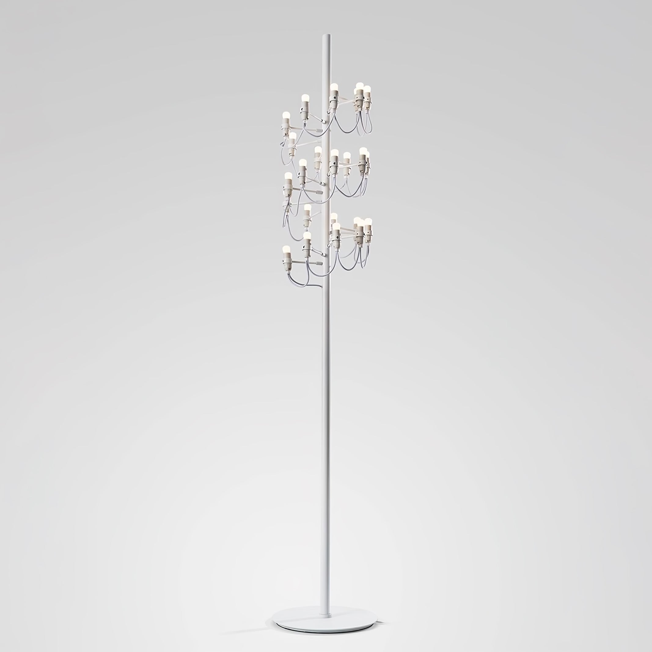 Olliryra Sculptural Steel Floor Lamp-Neutral Decor