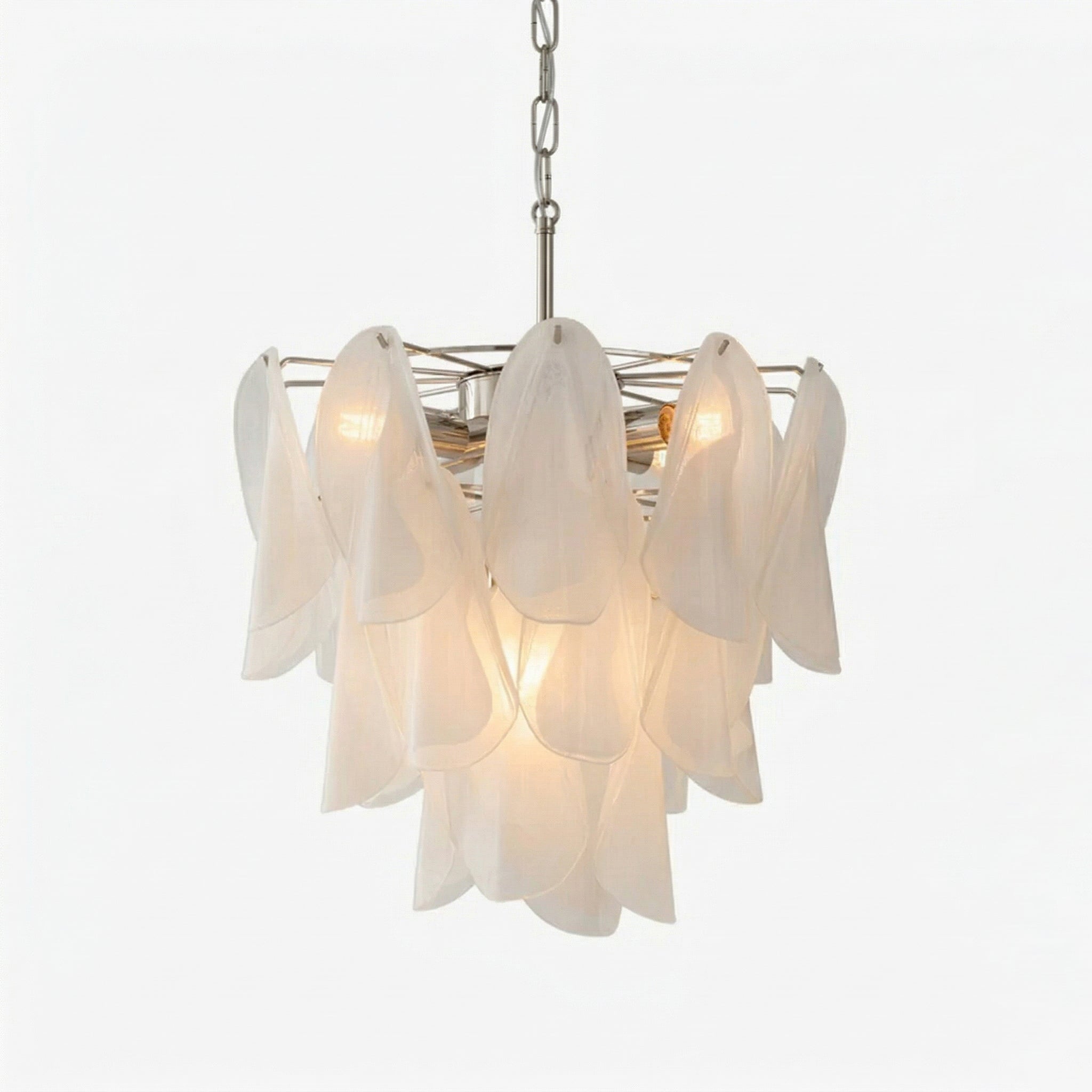 Fuchsia Chandelier-Neutral Decor
