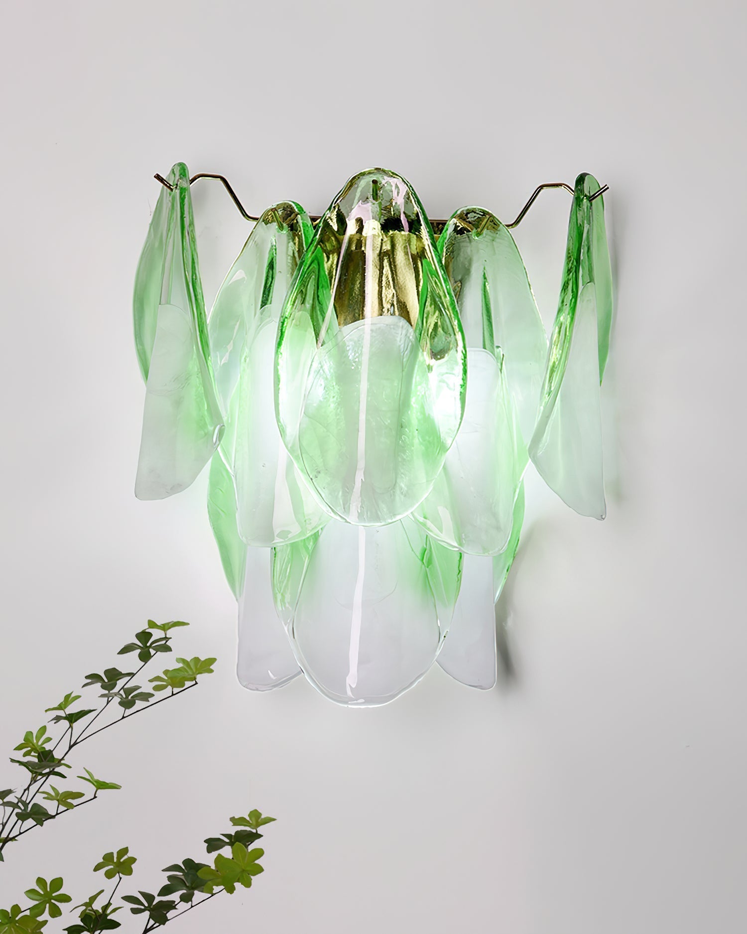 Opheli Petal Glass Wall Lamp