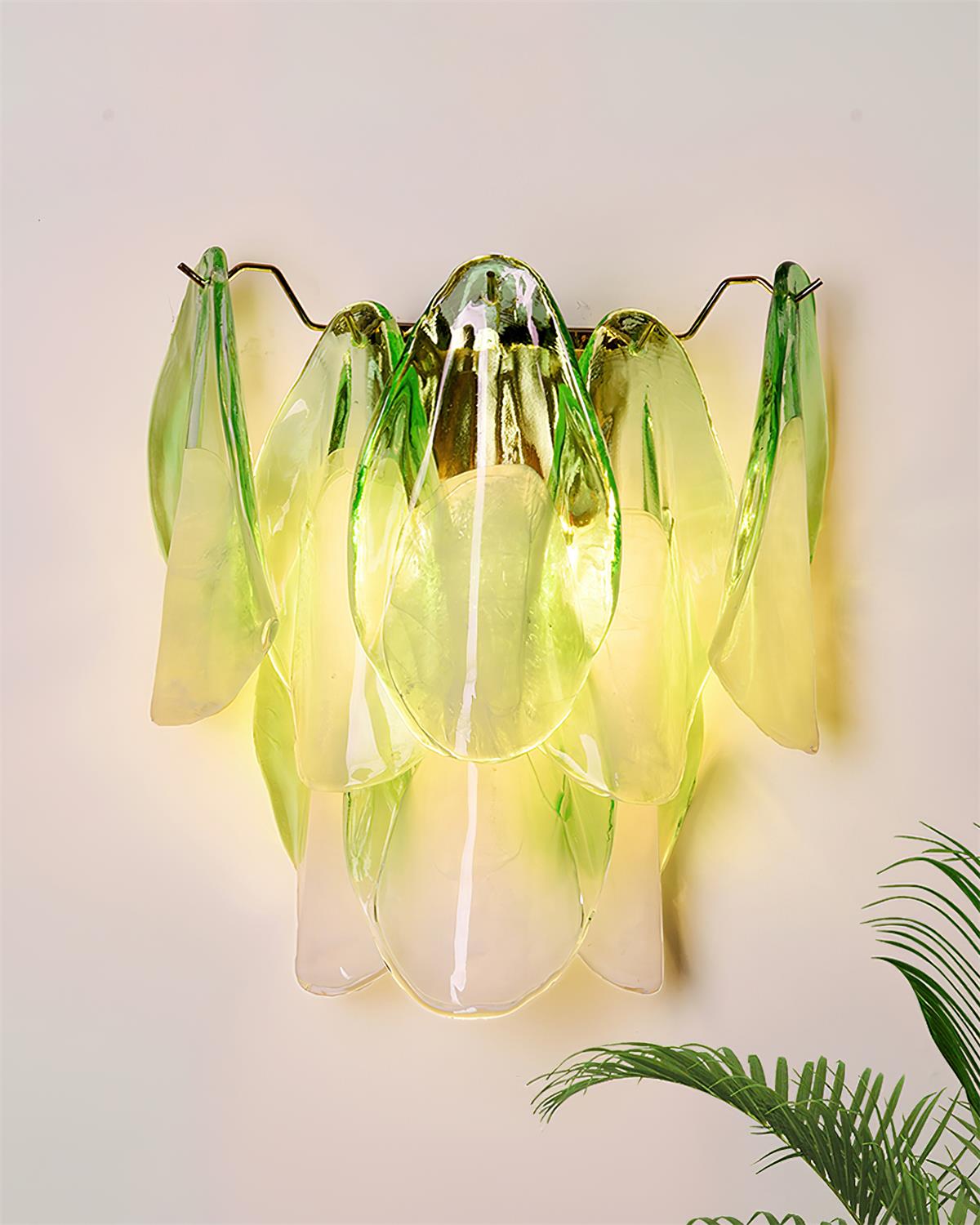 Opheli Petal Glass Wall Lamp