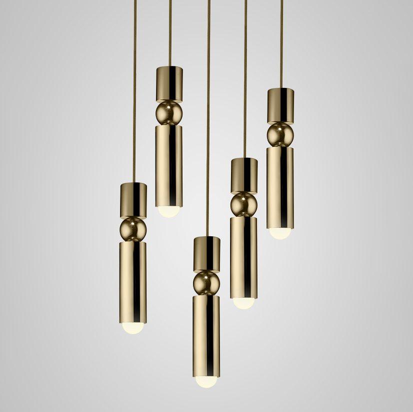 Velkis Geometric Pendant Light-Neutral Decor