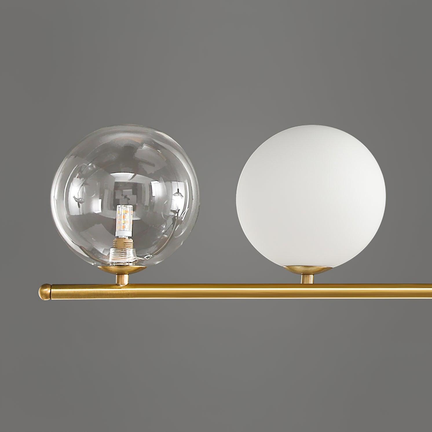 Kael Pendant Lamp Golden Glass Brass-Neutral Decor