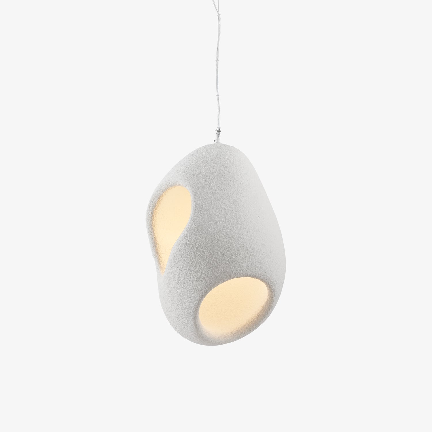 Zavelyra Textured Resin Pendant Light-Neutral Decor