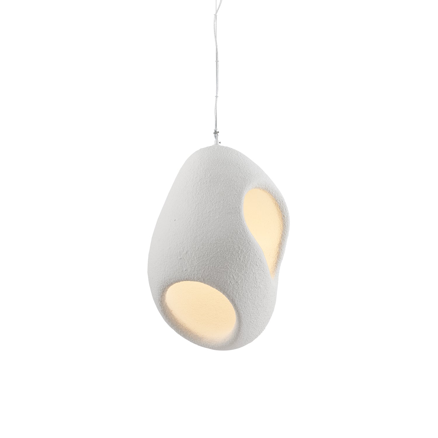 Zavelyra Textured Resin Pendant Light-Neutral Decor