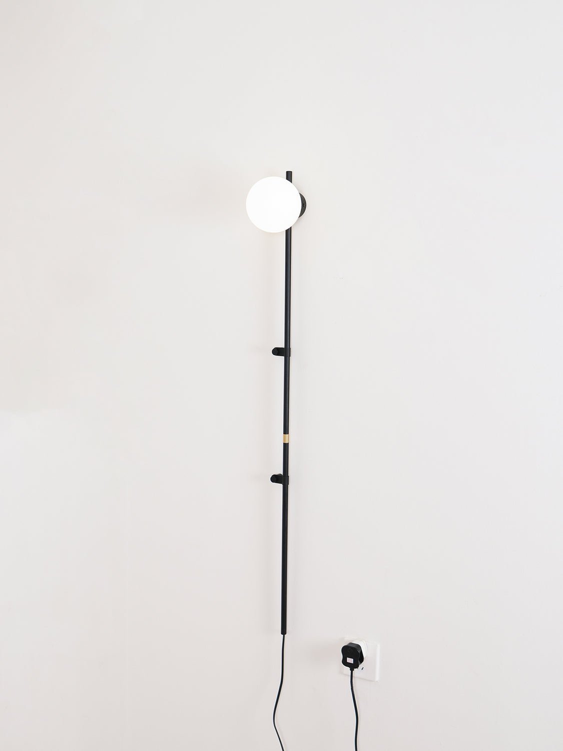 Curaeion Modern Minimalist Plug In Glass Wall Lamp-Neutral Decor