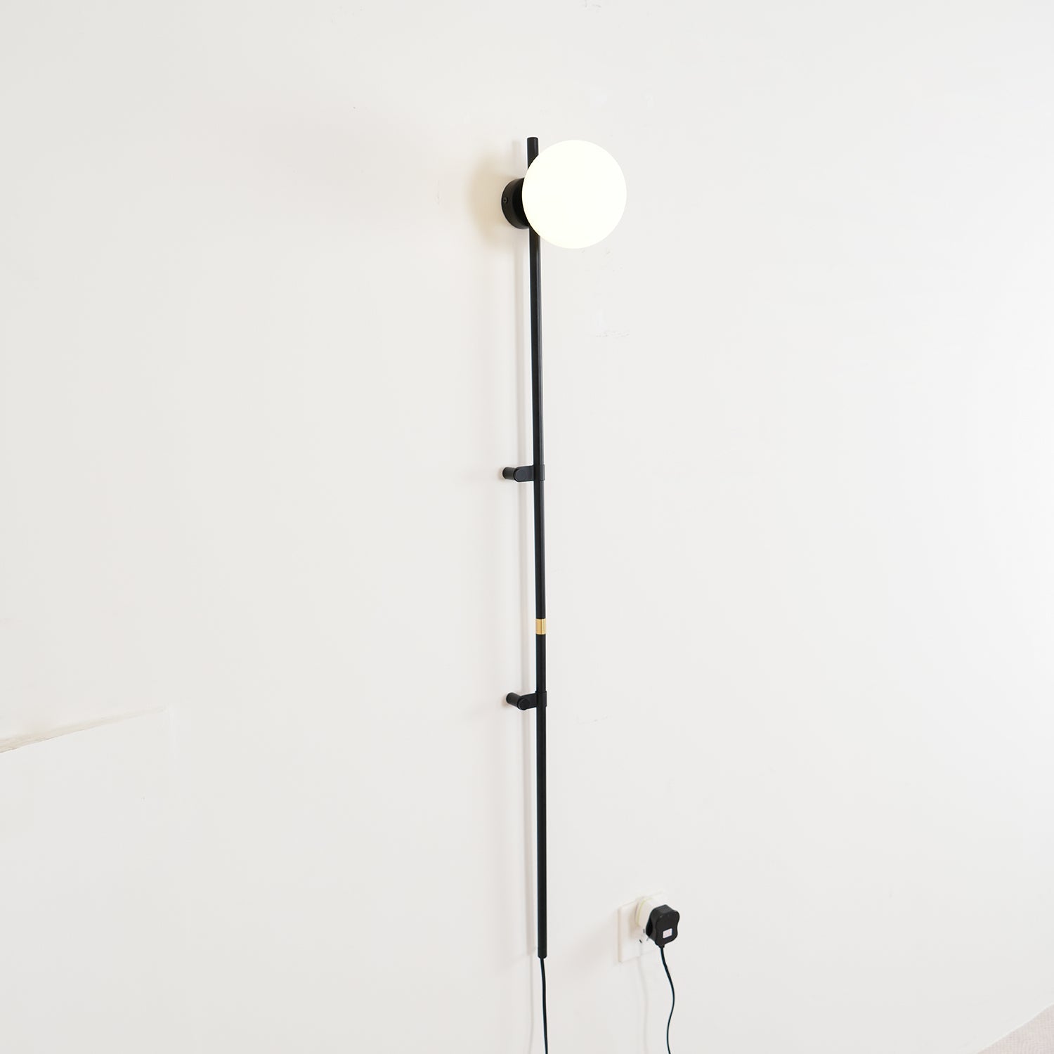 Curaeion Modern Minimalist Plug In Glass Wall Lamp-Neutral Decor