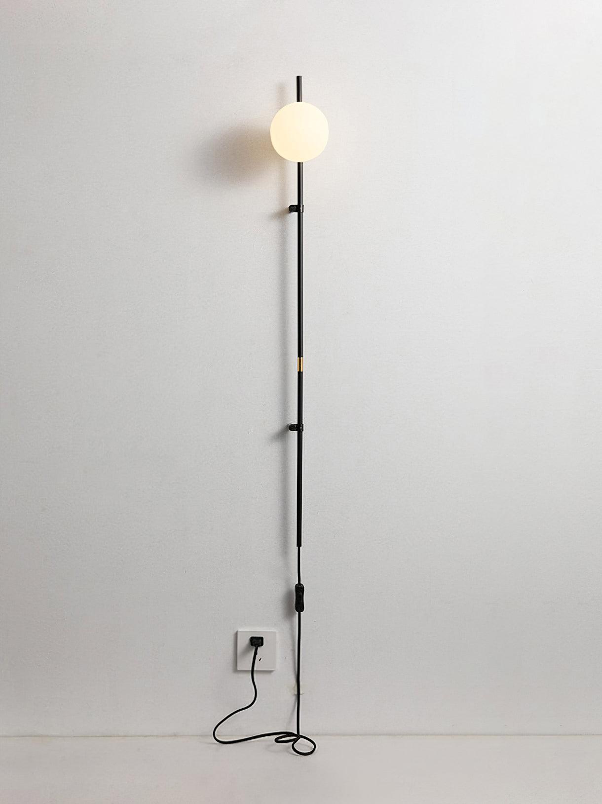 Curaeion Modern Minimalist Plug In Glass Wall Lamp-Neutral Decor