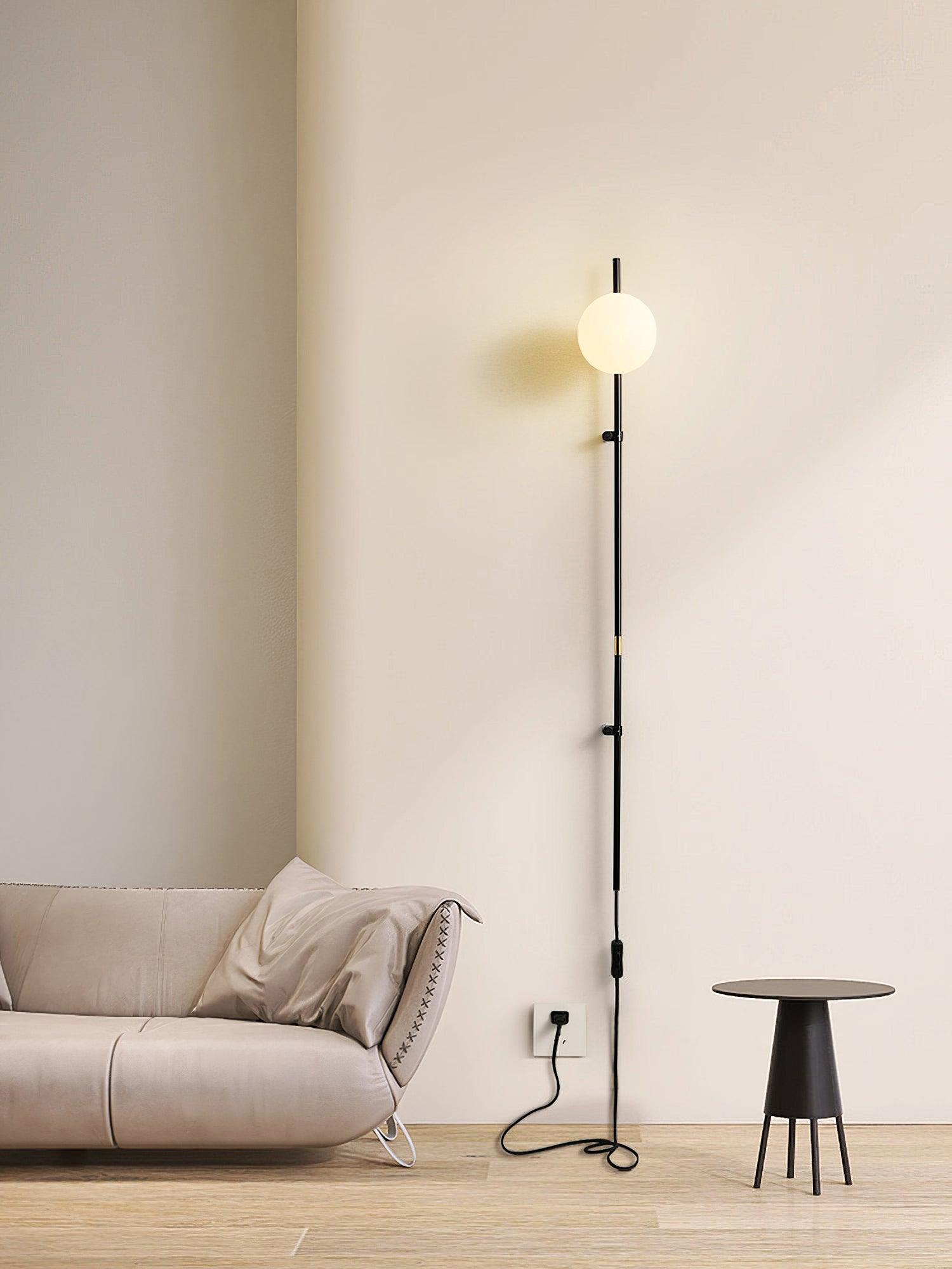 Curaeion Modern Minimalist Plug In Glass Wall Lamp-Neutral Decor