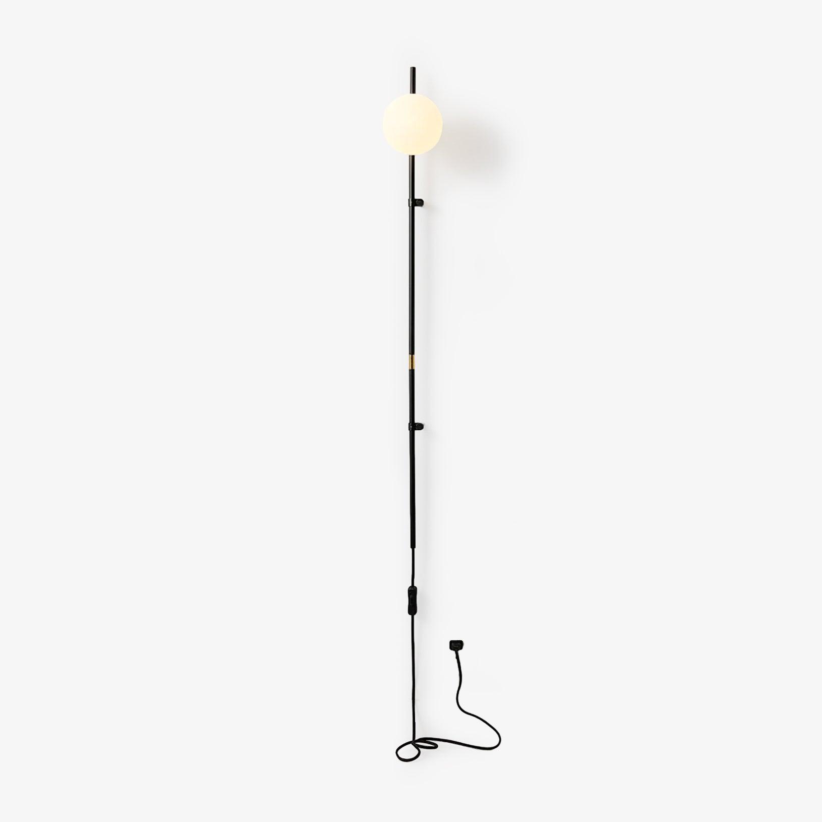 Curaeion Modern Minimalist Plug In Glass Wall Lamp-Neutral Decor