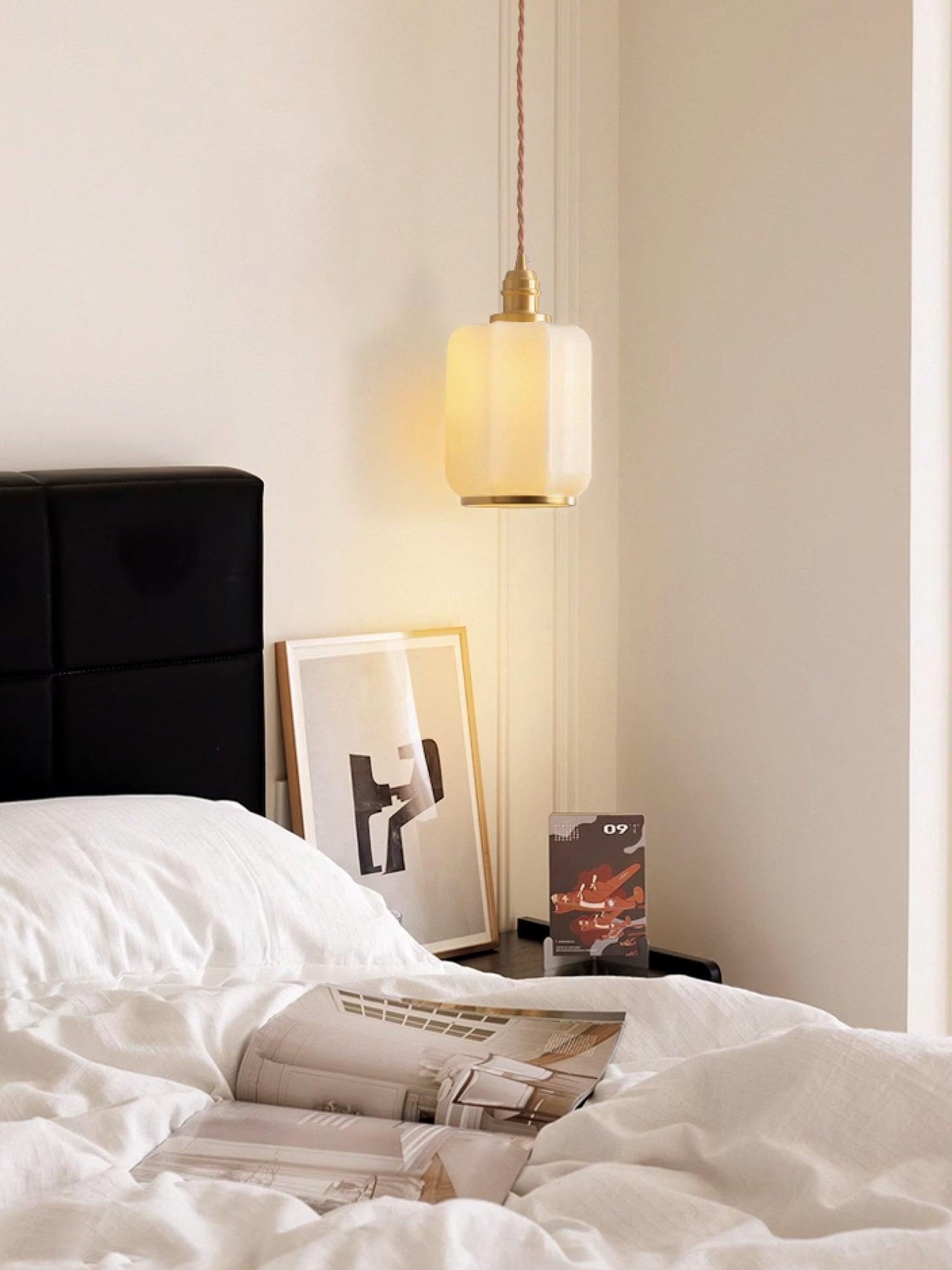 Lume Brass Vintage Pendant Light-Neutral Decor
