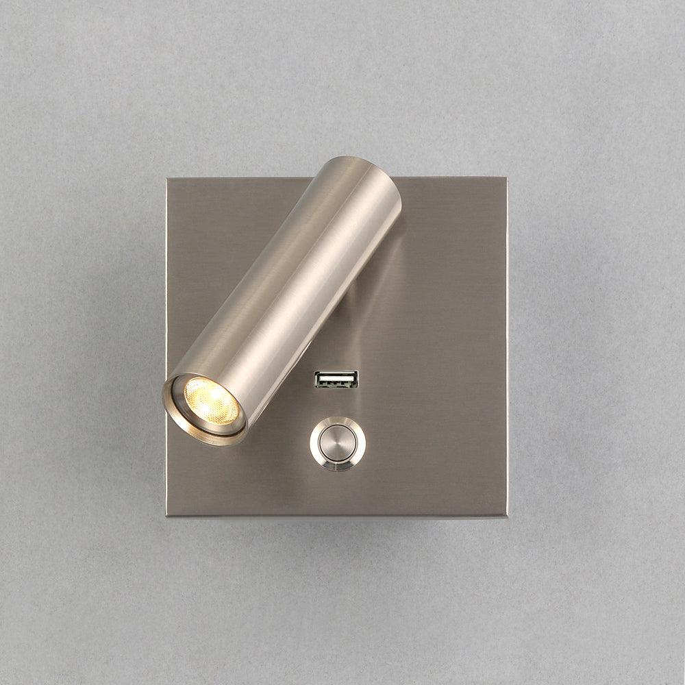 Sothis Modern Minimalist Bedside USB Black Wall Light-Neutral Decor