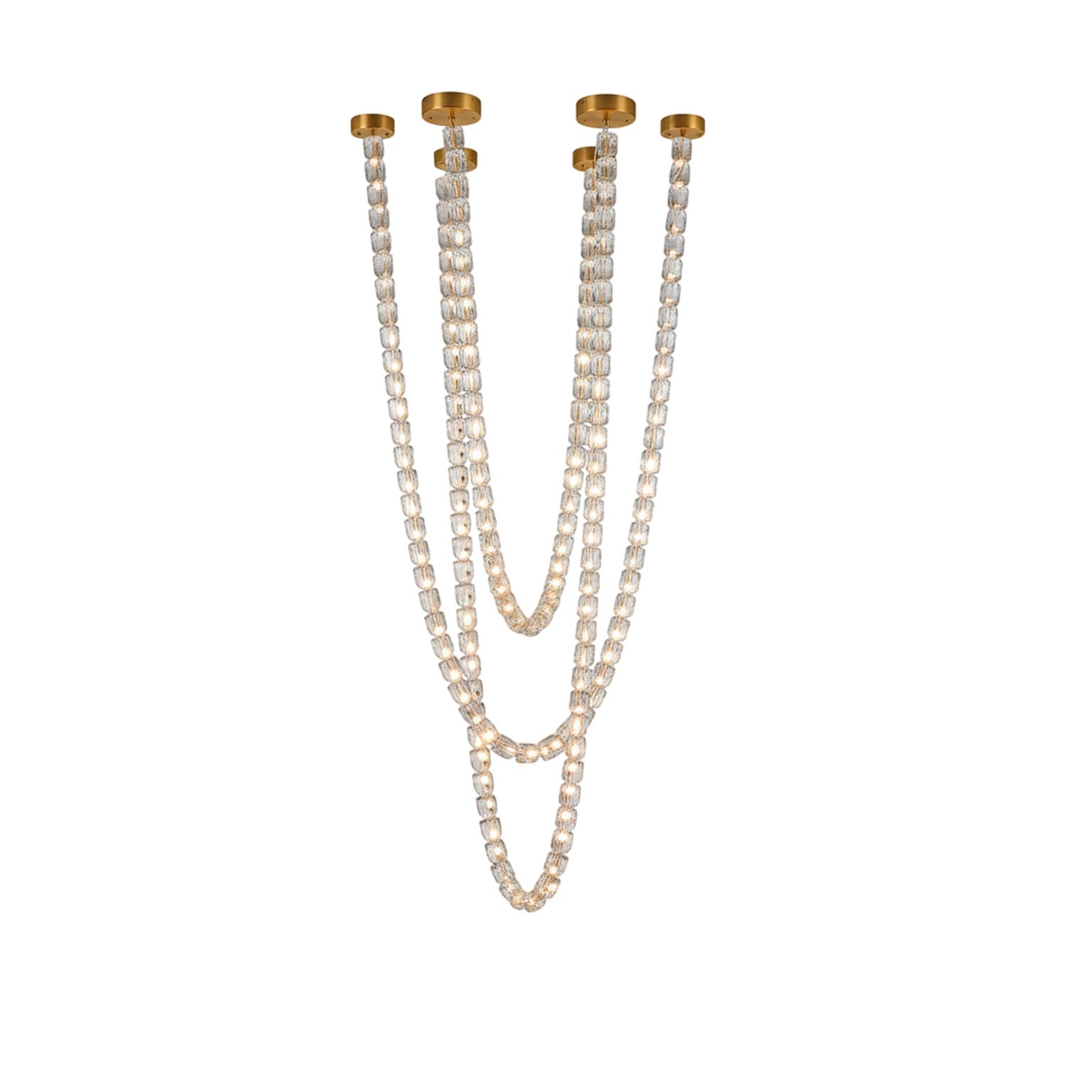 Gabriel Gold Chandelier-Neutral Decor
