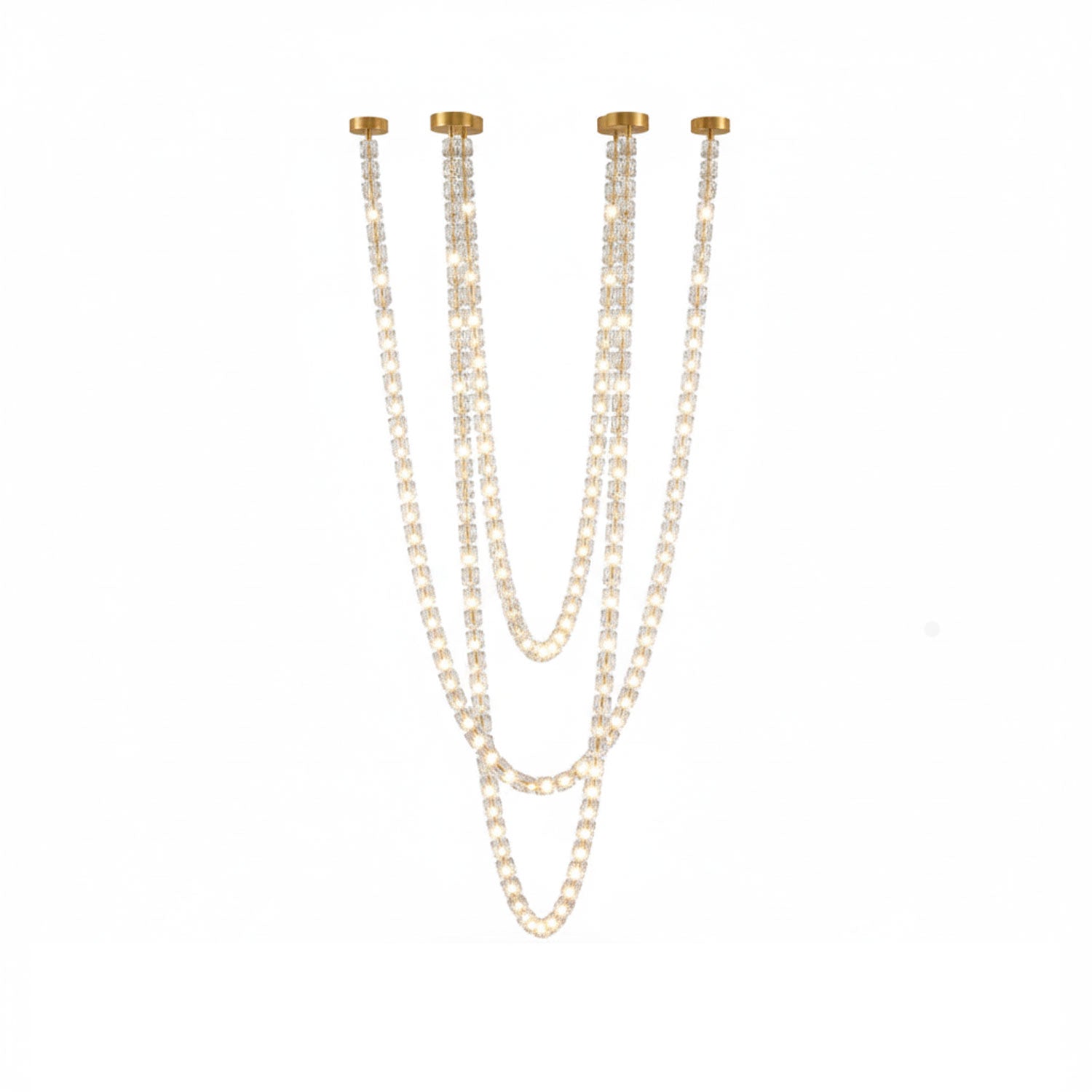 Gabriel Gold Chandelier-Neutral Decor