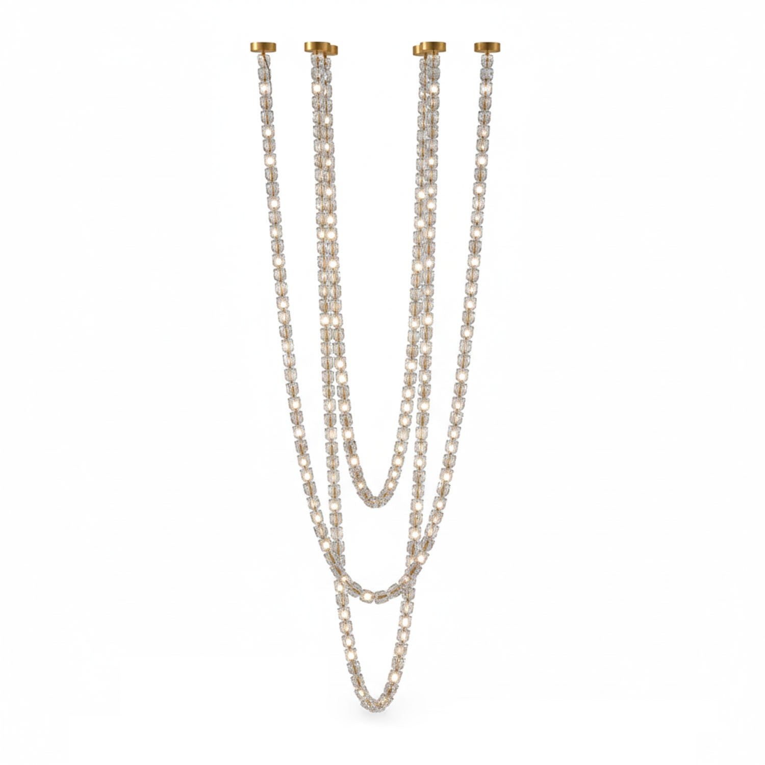 Gabriel Gold Chandelier-Neutral Decor