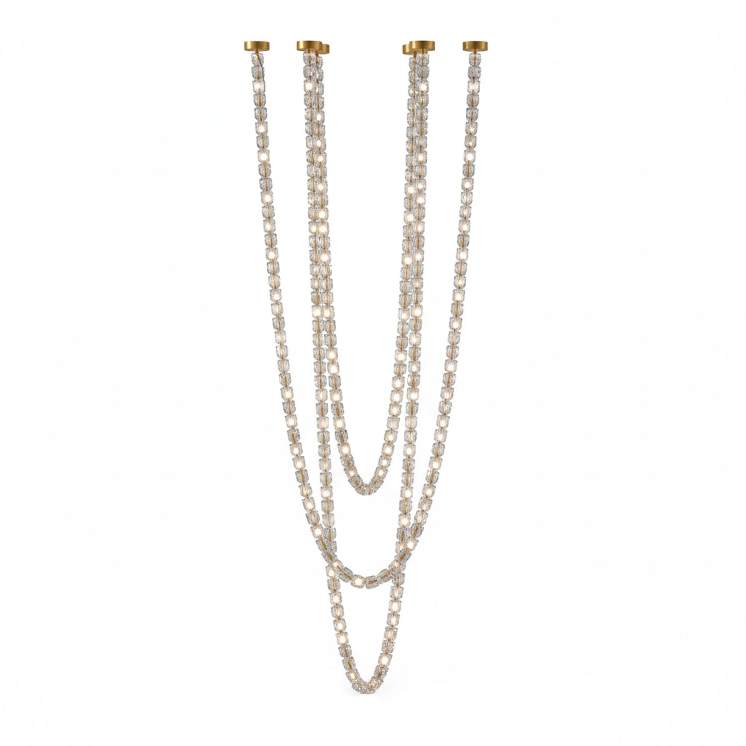 Gabriel Gold Chandelier-Neutral Decor
