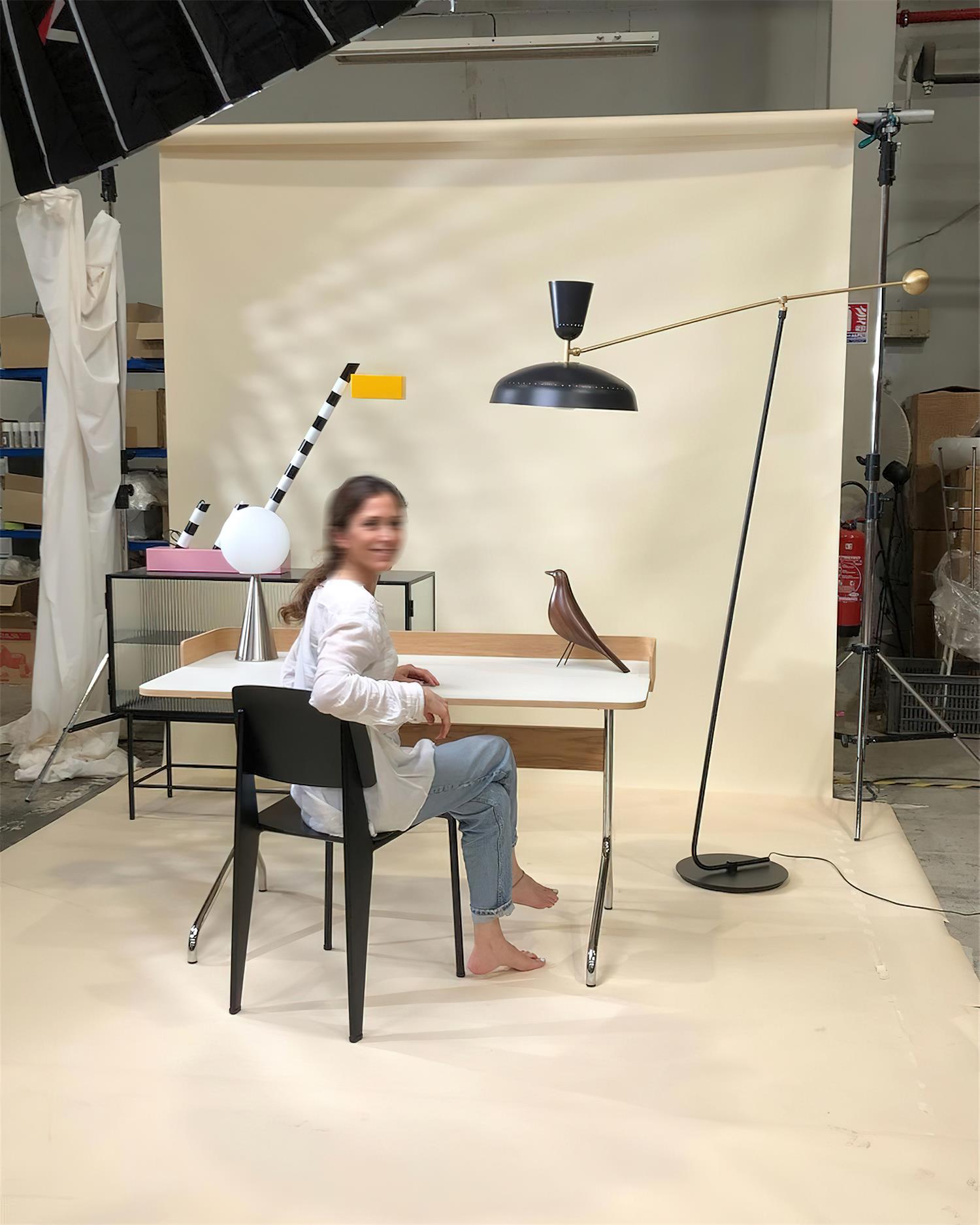 Lever Floor Lamp