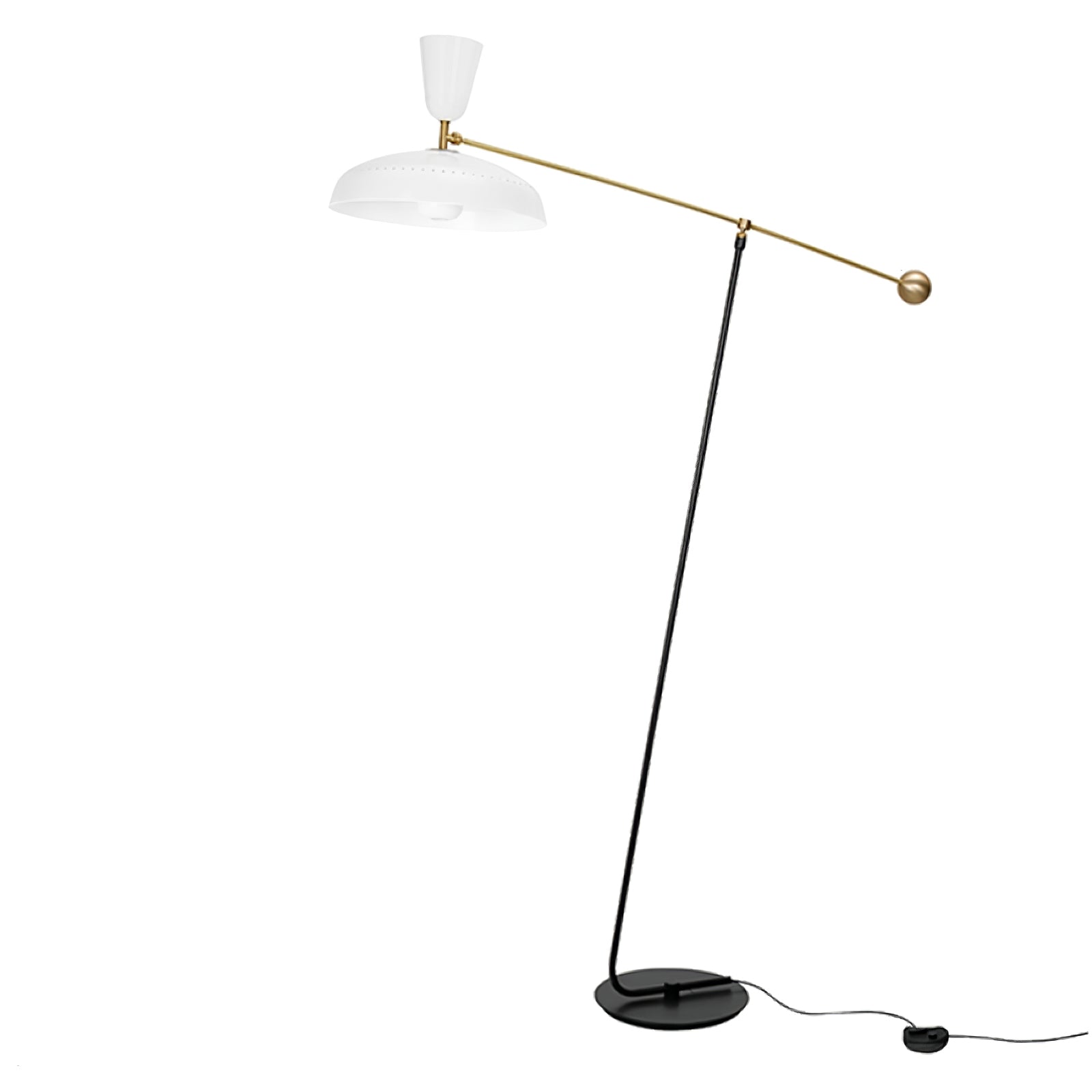 Celeste Minimalism Brass Floor Lamp-Neutral Decor