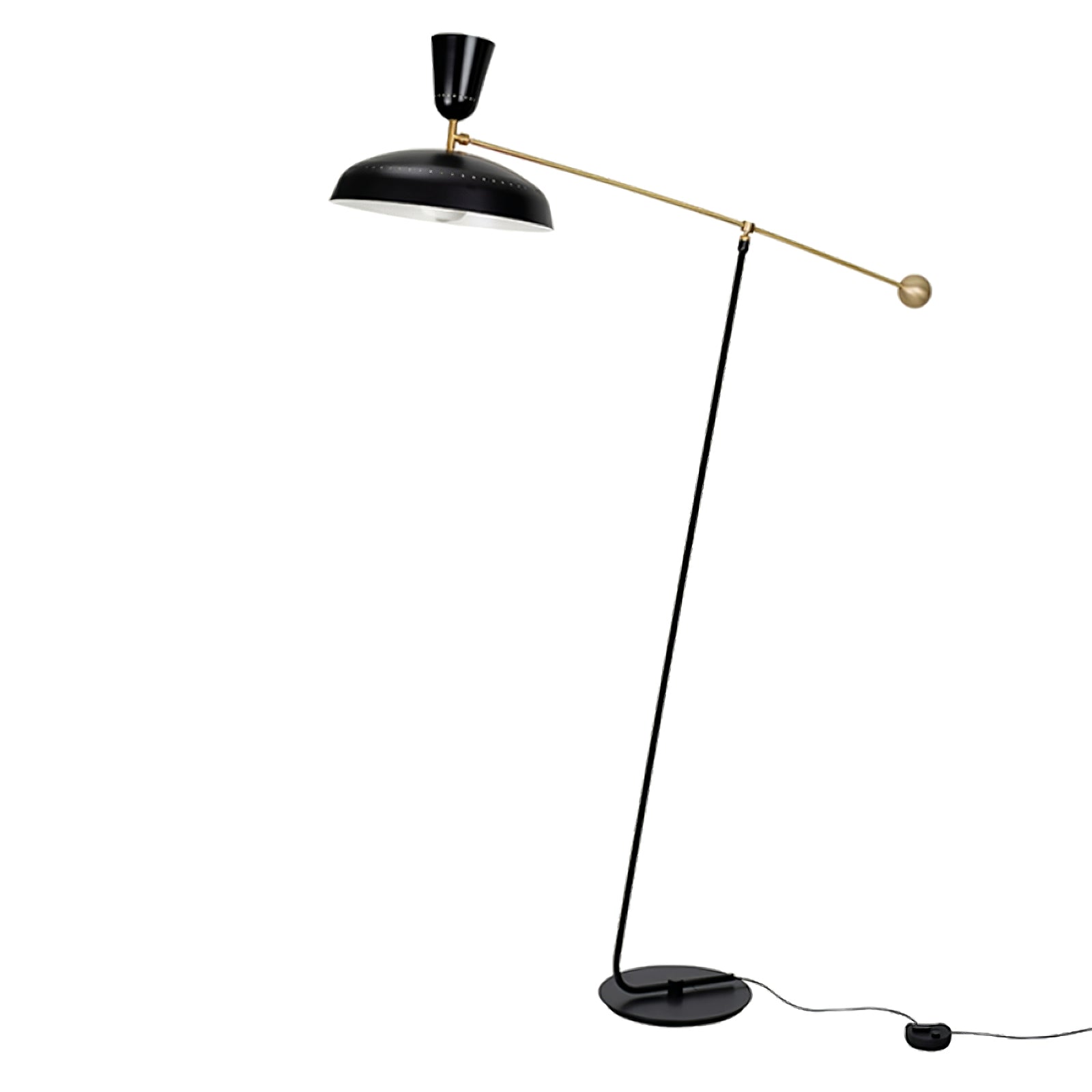 Celeste Minimalism Brass Floor Lamp-Neutral Decor