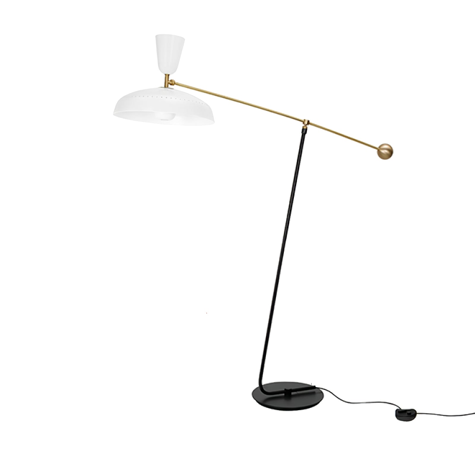 Celeste Minimalism Brass Floor Lamp-Neutral Decor
