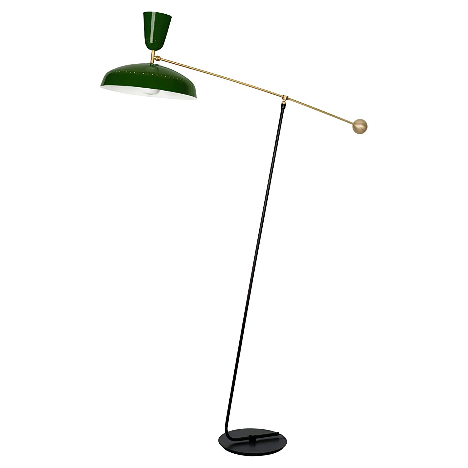 Celeste Minimalism Brass Floor Lamp-Neutral Decor