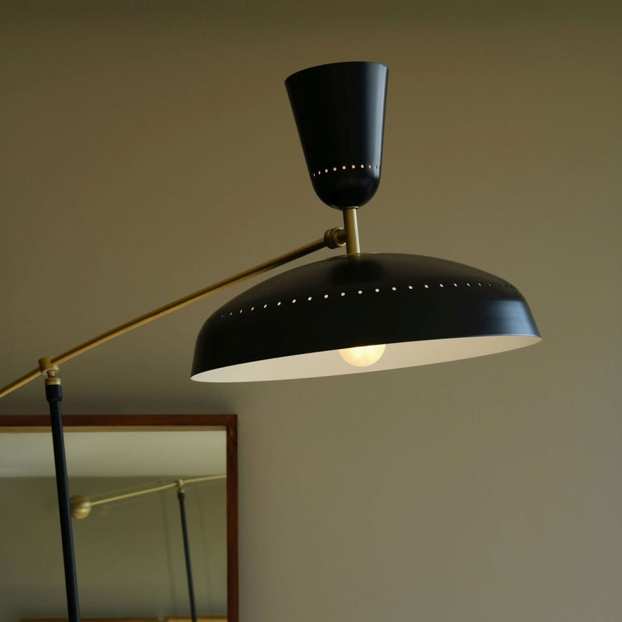 Celeste Minimalism Brass Floor Lamp-Neutral Decor