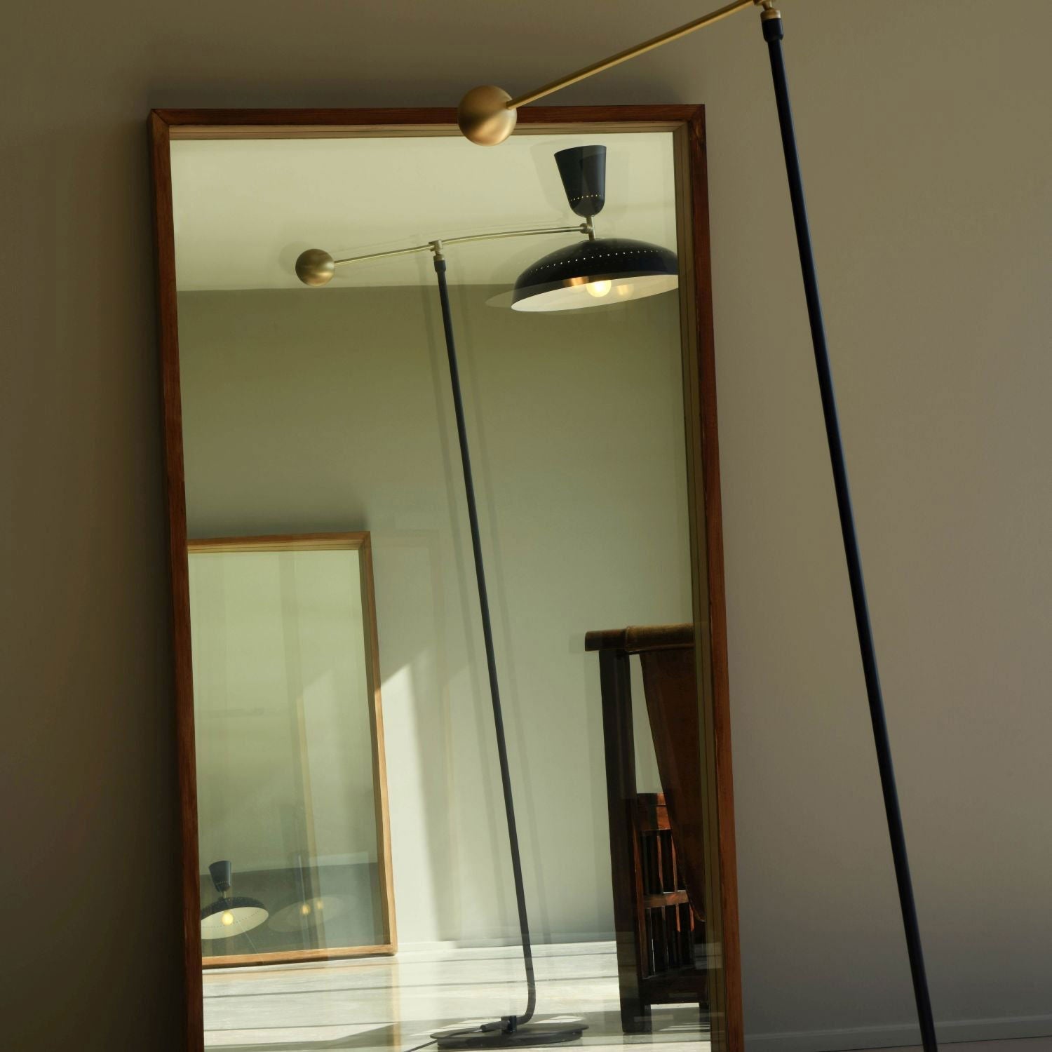 Celeste Minimalism Brass Floor Lamp-Neutral Decor