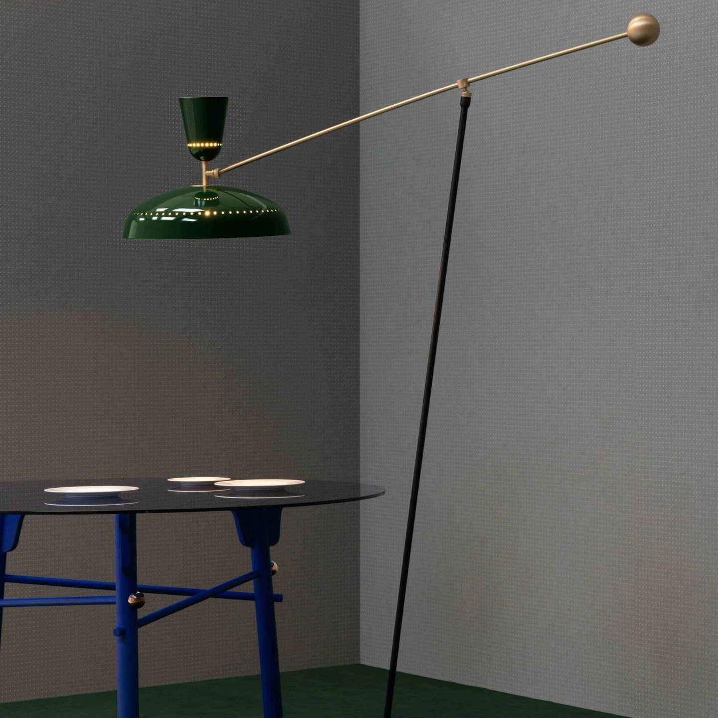 Celeste Minimalism Brass Floor Lamp-Neutral Decor
