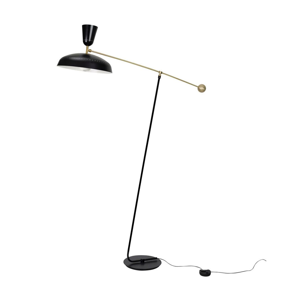 Celeste Minimalism Brass Floor Lamp-Neutral Decor