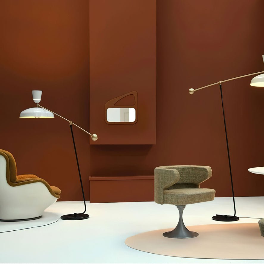 Celeste Minimalism Brass Floor Lamp-Neutral Decor