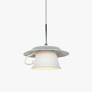 Valentina Nordic Tea Cup Ceramic Pendant Light Living Room - Neutral Decor