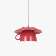 Valentina Modern Cup Ceramic LED Pendant Light Bedroom - Neutral Decor