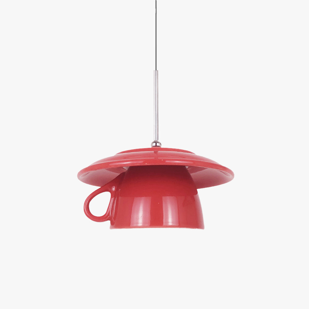 Valentina Modern Cup Ceramic LED Pendant Light Bedroom - Neutral Decor